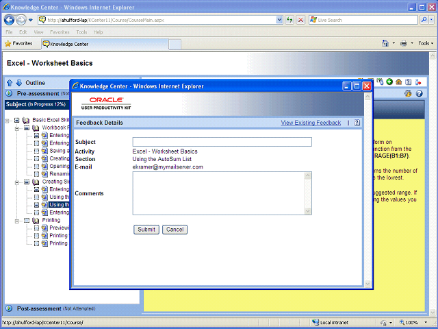 Screen image of this step