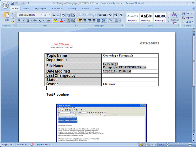 Screen image of this step