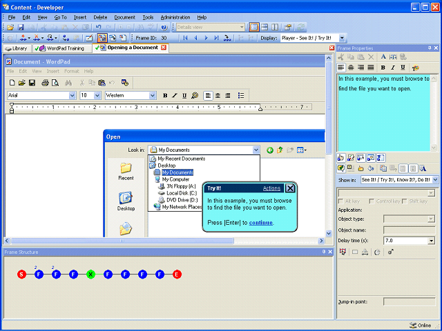 Screen image of this step