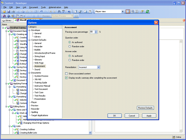 Screen image of this step