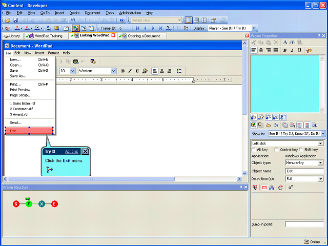 Screen image of this step