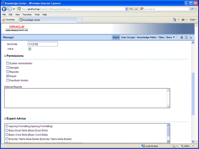 Screen image of this step