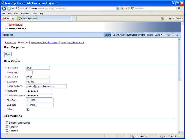 Screen image of this step