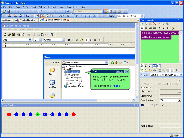 Screen image of this step