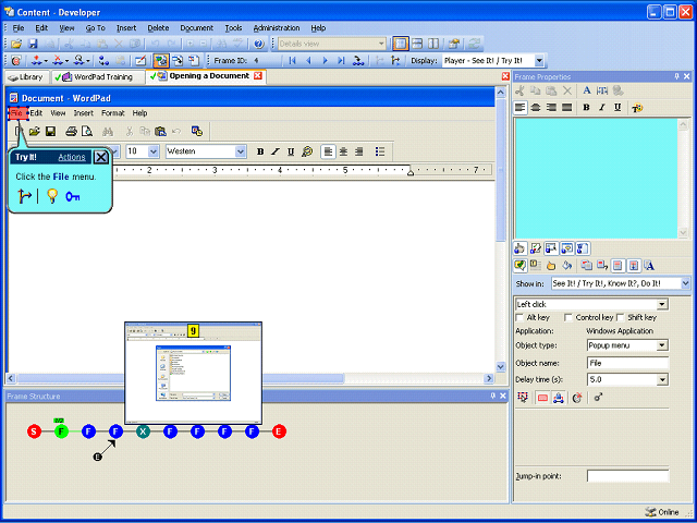 Screen image of this step