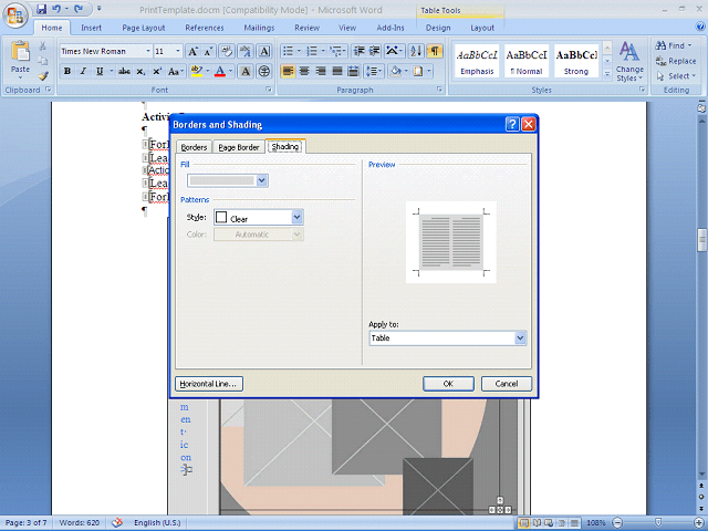 Screen image of this step