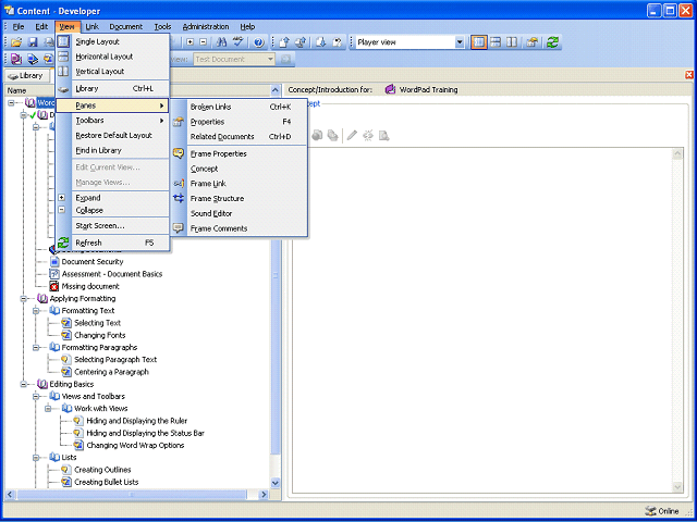 Screen image of this step