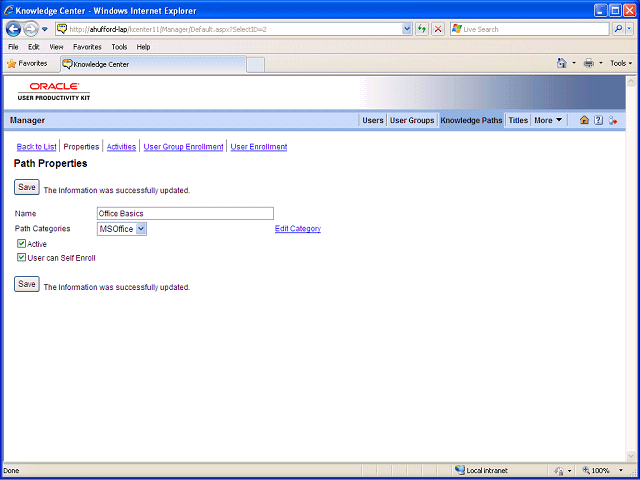 Screen image of this step