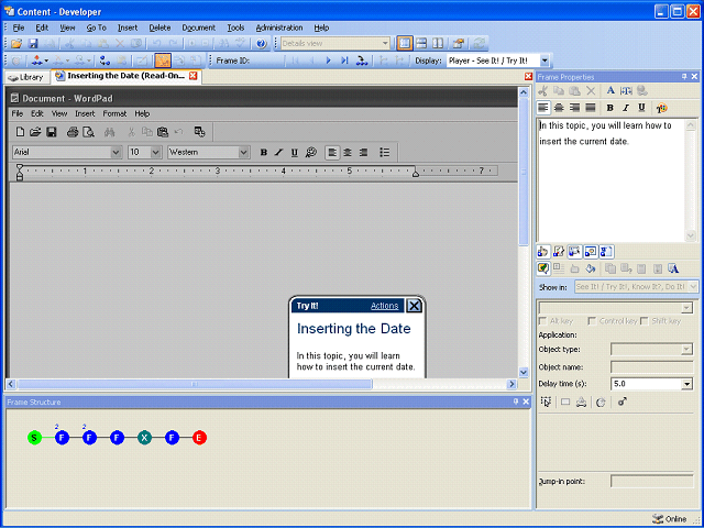Screen image of this step