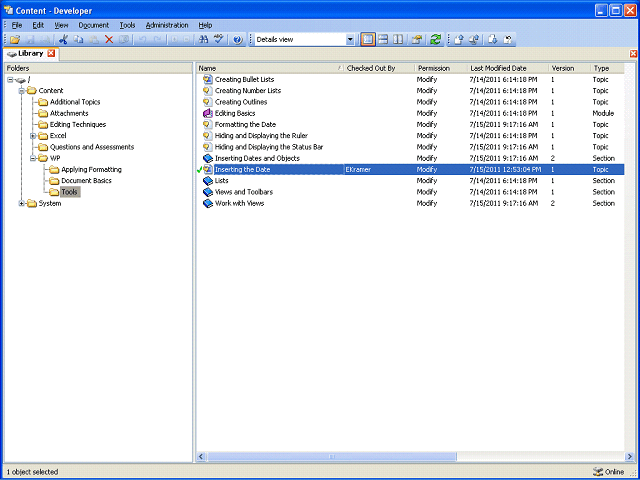 Screen image of this step