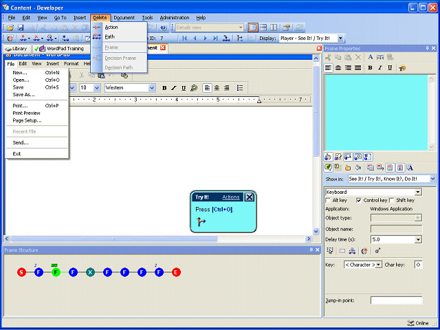 Screen image of this step