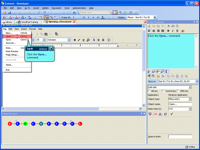 Screen image of this step