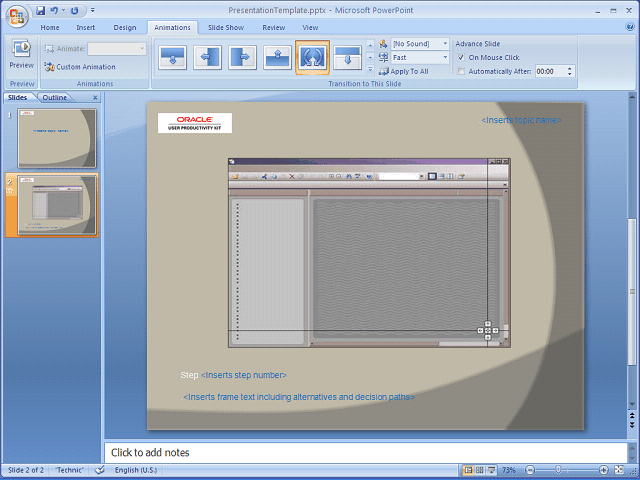 Screen image of this step