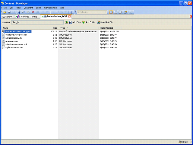 Screen image of this step