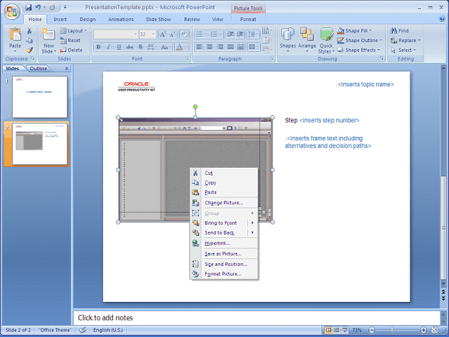 Screen image of this step