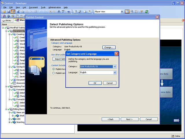 Screen image of this step
