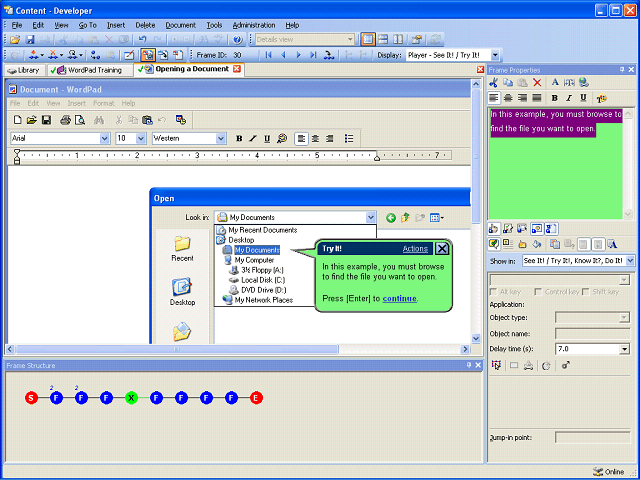 Screen image of this step