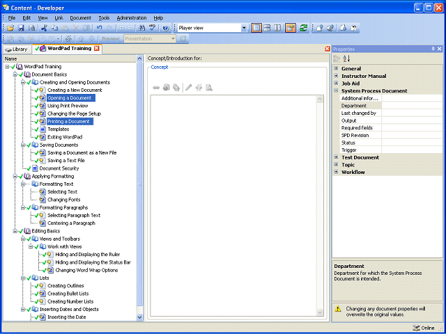 Screen image of this step