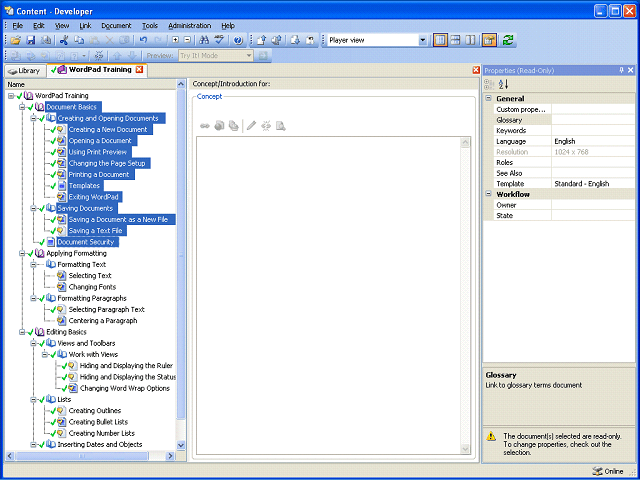 Screen image of this step