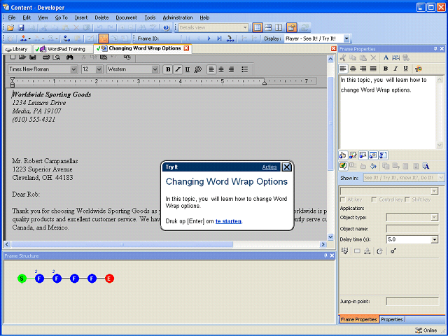 Screen image of this step