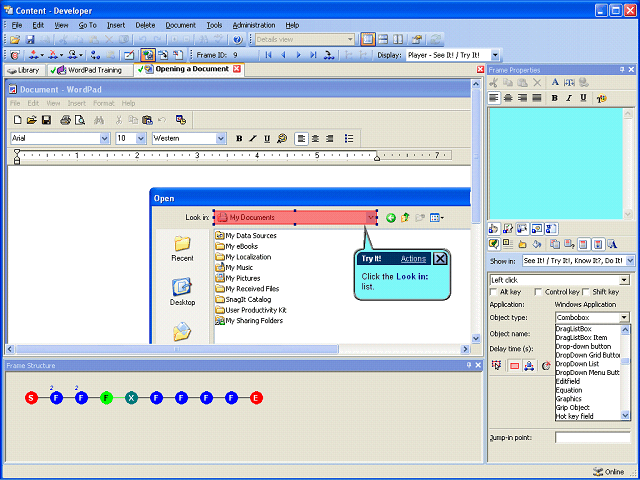 Screen image of this step