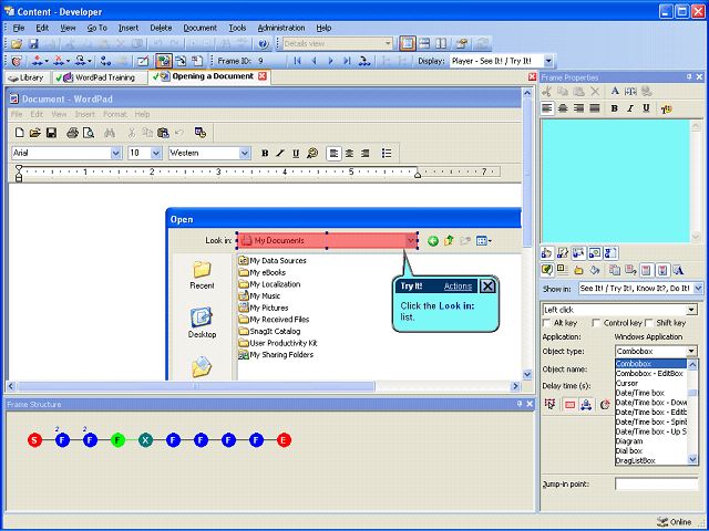 Screen image of this step