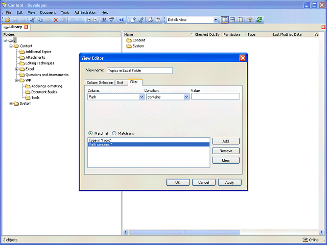 Screen image of this step