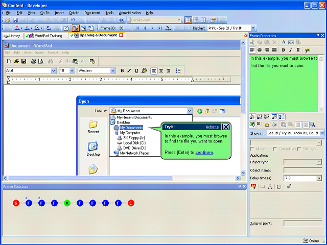 Screen image of this step