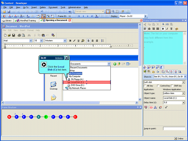 Screen image of this step