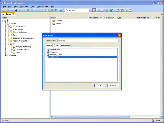 Screen image of this step