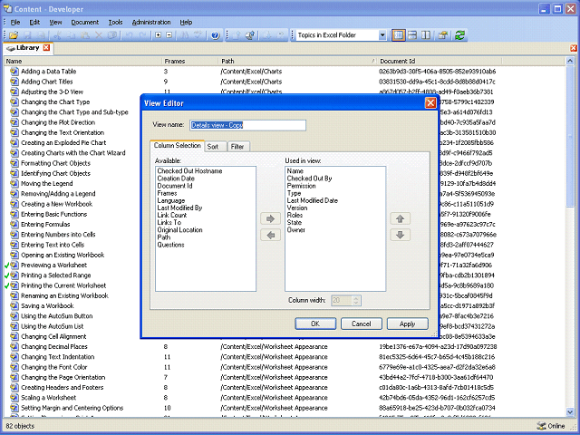 Screen image of this step