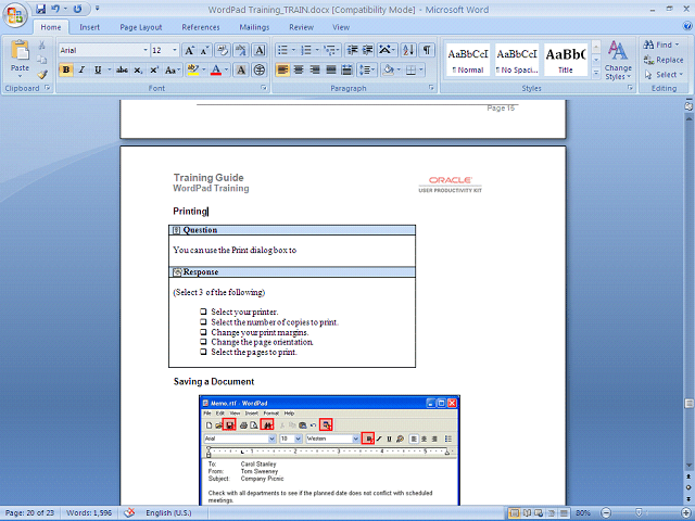 Screen image of this step