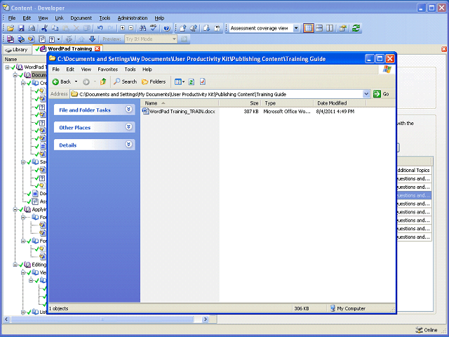 Screen image of this step
