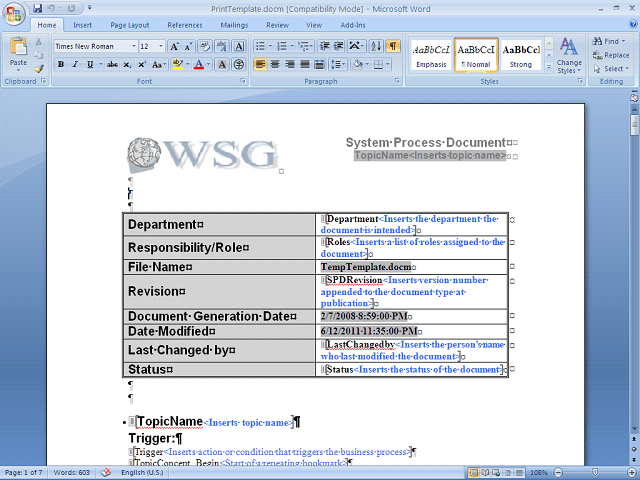 Screen image of this step