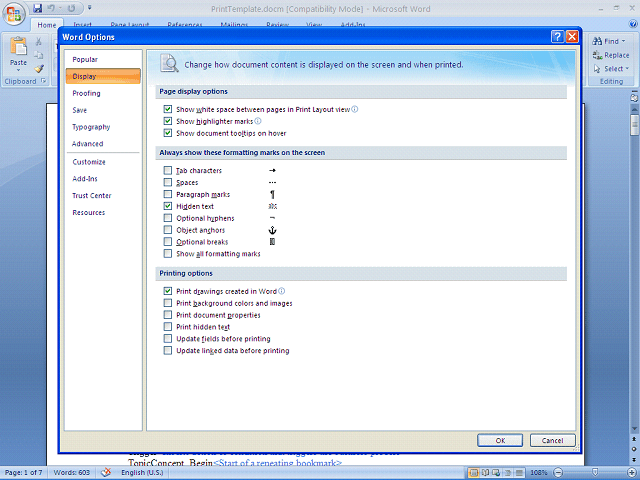 Screen image of this step