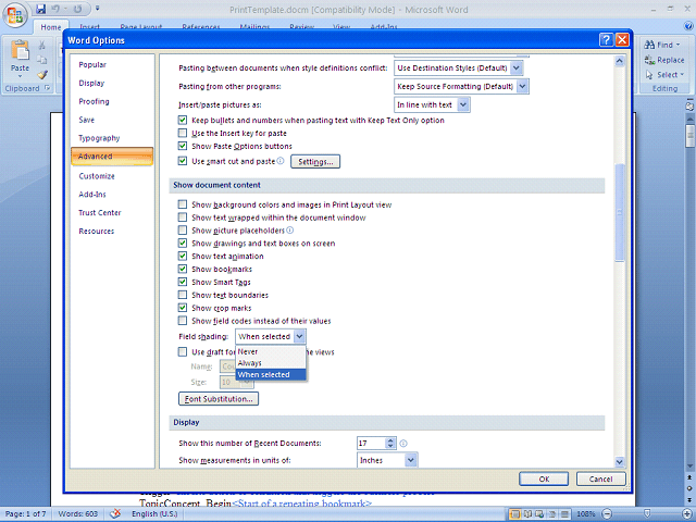 Screen image of this step
