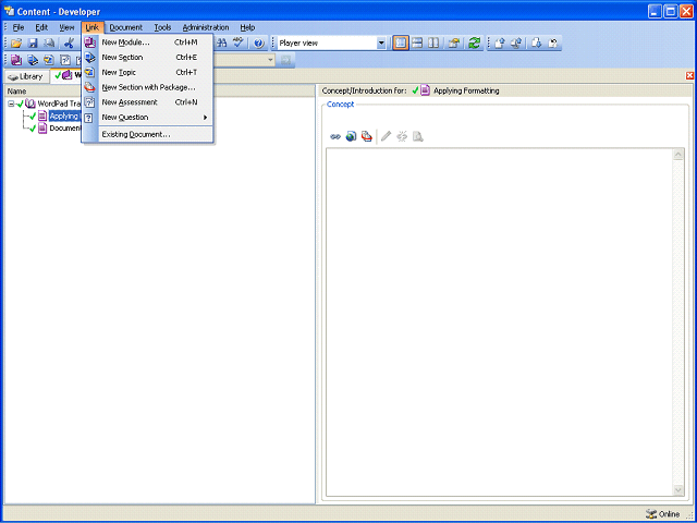 Screen image of this step
