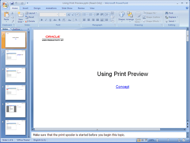 Screen image of this step