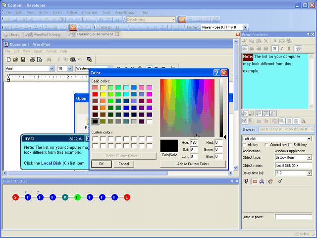 Screen image of this step