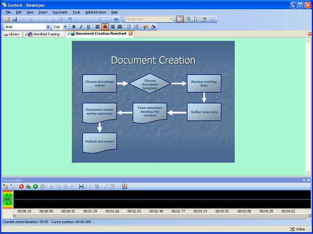 Screen image of this step