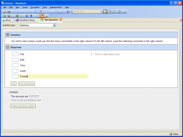 Screen image of this step