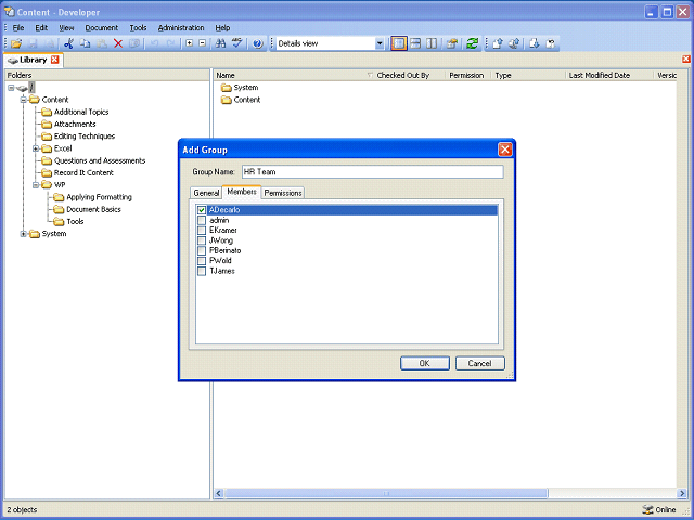 Screen image of this step
