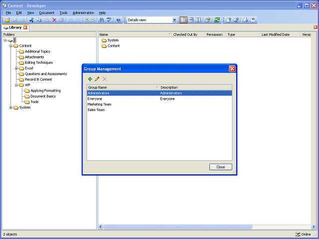 Screen image of this step