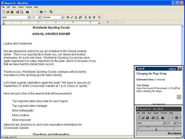 Screen image of this step