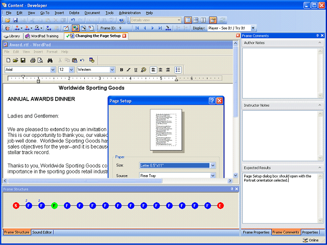 Screen image of this step
