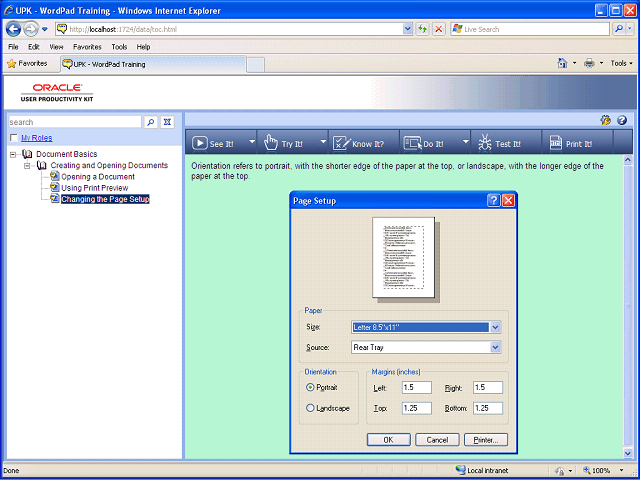 Screen image of this step