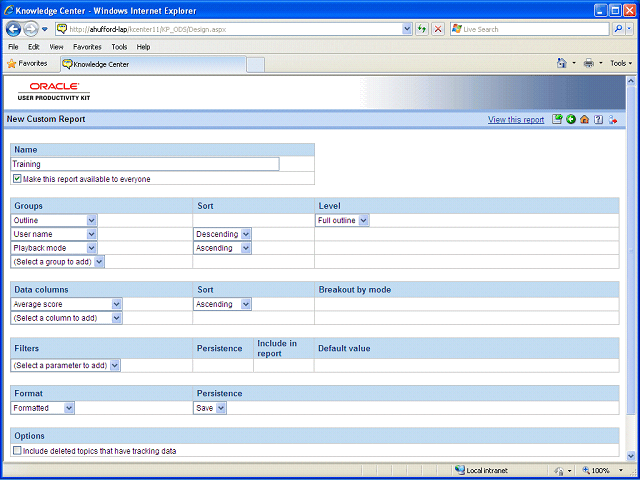 Screen image of this step