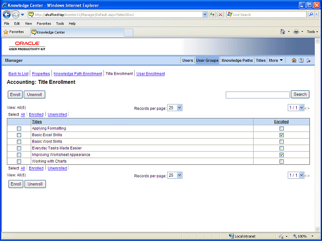 Screen image of this step