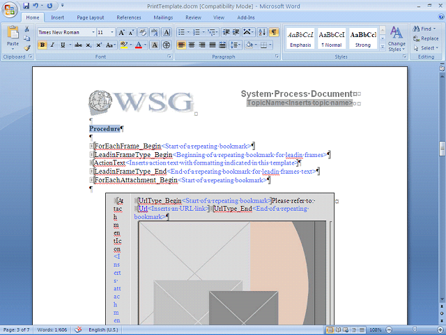 Screen image of this step