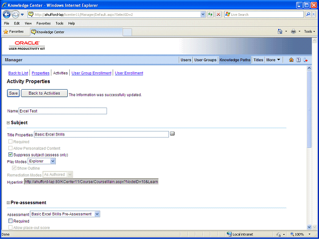 Screen image of this step